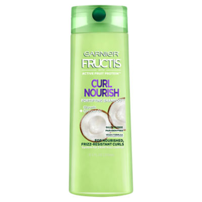 Garnier Fructis Curl Nourish Sulfate-Free Shampoo Infused with Coconut Oil  and Glycerin 12.5 fl.