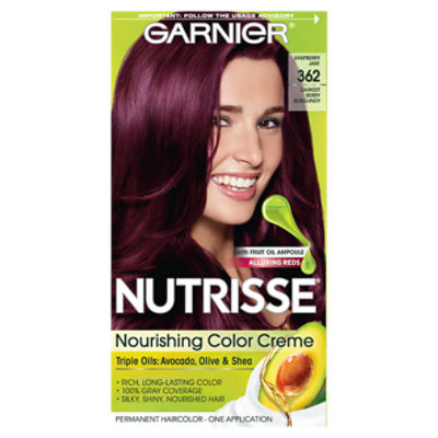 Garnier Nutrisse Raspberry Jam 362 Darkest Berry Burgundy Permanent