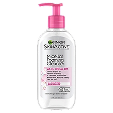 Garnier SkinActive All-in-1 Rinse Off, Micellar Foaming Cleanser, 6.7 Fluid ounce