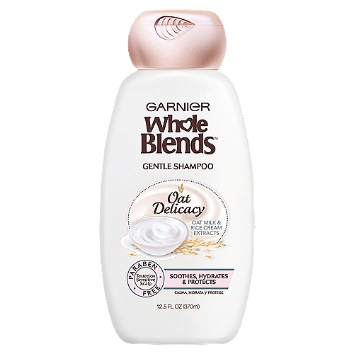 Garnier Whole Blends Oat Delicacy Shampoo, 12.5 fl. oz.