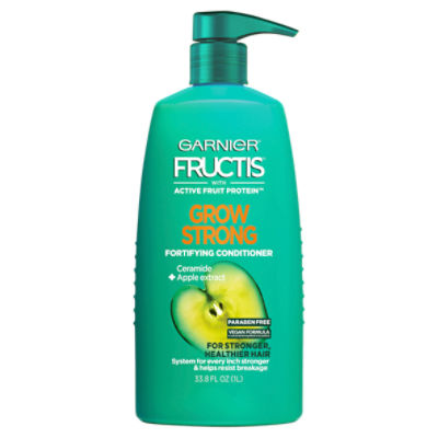 Garnier Fructis Grow Strong Conditioner, For Stronger, Healthier