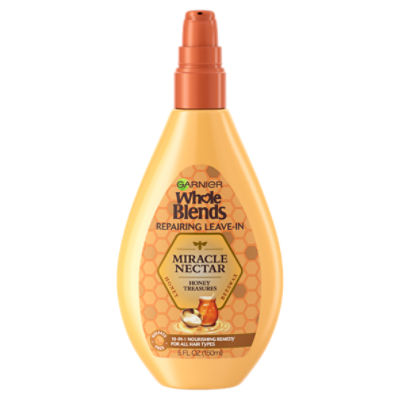 Garnier Whole Blends Leave-In Miracle Nectar Honey Treasures Treatment, 5 fl. oz.