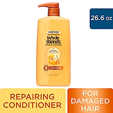 Garnier Whole Blends Repairing Conditioner Honey Treasures, For Damaged Hair, 26.6 fl. oz.