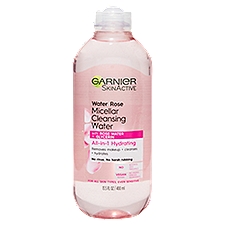 Garnier SkinActive Water Rose Micellar, Cleansing Water, 13.5 Fluid ounce