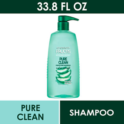 Garnier Fructis Shampoo, Clean fl. Pure 33.8