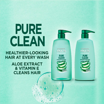 Clean fl. Pure Fructis Garnier Shampoo, 33.8