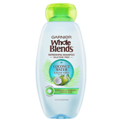 Garnier Whole Blends Hydrating Shampoo with Coconut Water & Aloe Vera Extracts, 12.5 fl. oz., 12.5 Fluid ounce