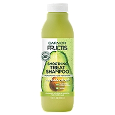 Garnier Fructis Shampoo, Smoothing Treat + Avocado Extract, 11.8 Fluid ounce