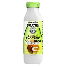 Garnier Fructis Smoothing Treat, For Frizzy Hair, Avocado, Conditioner, 11.8 Fluid ounce