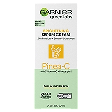 Garnier Green Labs Serum Cream, Pinea-C Brightening Broad Spectrum SPF 30, 2.4 Fluid ounce