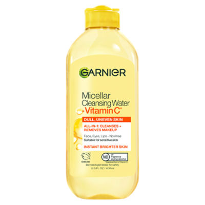 Garnier SkinActive Mizellenwasser – All-in-1 Abschminklösung Für Gesicht, Augen & Lippen, Selbst Wasserfettes Make-up