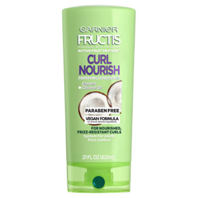 Garnier Fructis Curl Nourish Paraben-free Conditioner Infused with Coconut Oil & Glycerin 21 fl. oz.