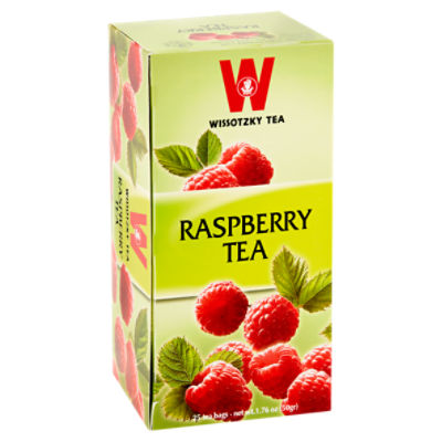 Wissotzky Tea Raspberry Tea Bags, 25 count, 1.76 oz