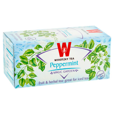 Wissotzky Tea Magic Garden Peppermint Fruit & Herbal Tea Bags, 20 count, 1.41 oz