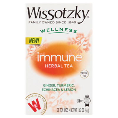 Wissotzky Wellness Immune Herbal Tea Bags, 20 count, 1.62 oz