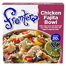 Frontera Chicken Fajita Bowl Frozen Microwave Meal, 10 oz.