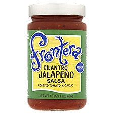 Frontera Salsa - Gourmet Mexican Jalapeno Cilantro Medium, 16 oz