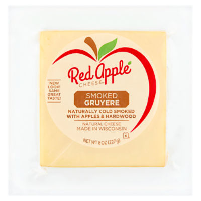 Red Apple Cheese Apple Smoked Gruyere Cheese, 8 oz ShopRite