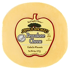 Red Apple Cheese Smoked Provolone Cheese, 8 oz, 8 Ounce