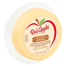 Red Apple Cheese Apple Smoked Natural Gouda, Cheese, 8 Ounce