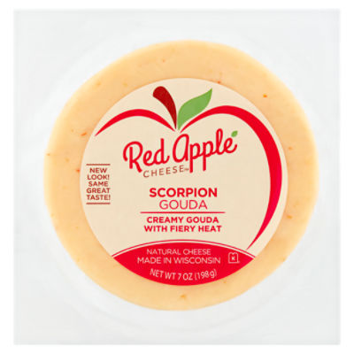 Red Apple Cheese Scorpion Gouda Natural Cheese, 7 oz