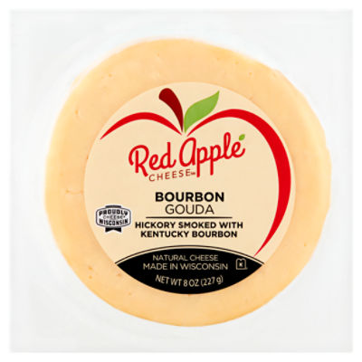 Red Apple Cheese Bourbon Gouda Natural Cheese, 8 oz