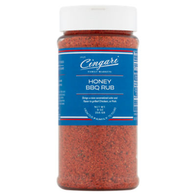 Cingari Family Markets Honey BBQ Rub, 9 oz