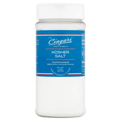 Cingari Family Markets Kosher Salt, 14 oz