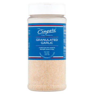 Cingari Family Markets Granulated Garlic, 8.5 oz