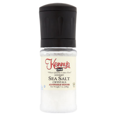 Kenny's Own Gourmet Sea Salt Crystals, 7 oz