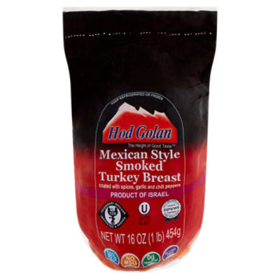 Hod Golan Mexican Style Smoked Turkey Breast, 16 oz