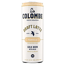 La Colombe Vanilla Draft Latte Coffee Roasters Real Coffee Drink, 11 fl oz