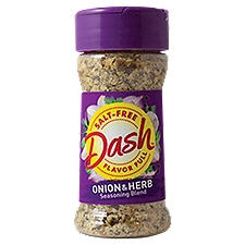 Dash Salt-Free Onion & Herb, Seasoning Blend, 2.5 Ounce