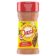 Dash Salt-Free Flavor Full Taco Seasoning Mix, 2.5 oz