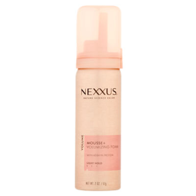 Nexxus Light Hold Volume Mousse + Volumizing Foam, 2 oz