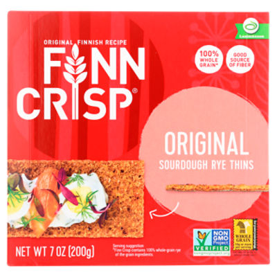 Lantmännen Finn Crisp Original Sourdough Rye Thins, 30 count, 7 oz