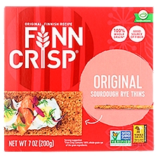 Finn Crisp Original, Sourdough Rye Thins, 7 Ounce