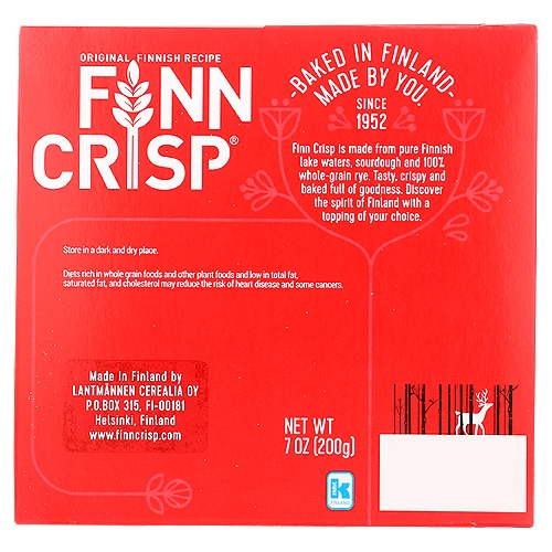 Lantmännen Finn Crisp Original Sourdough Rye Thins, 30 count, 7 oz