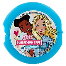 Barbie Blue Raspberry Bubble Gum Tape, 2.05 oz