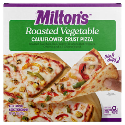 Milton's Craft Bakers Roasted Vegetable Thin & Crispy Cauliflower Crust