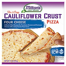 Milton's Craft Bakers Four Cheese Thin & Crispy Cauliflower Crust Pizza, 11 oz