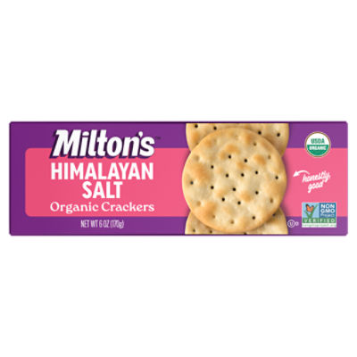 Milton's Himalayan Salt Organic Crackers, 6 oz