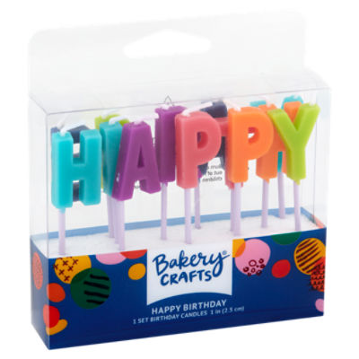 Cake Mate Happy Birthday Alphabet Candle, 1 ct - Kroger