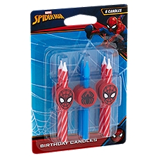 Spider-Man Birthday Candles, 1 each