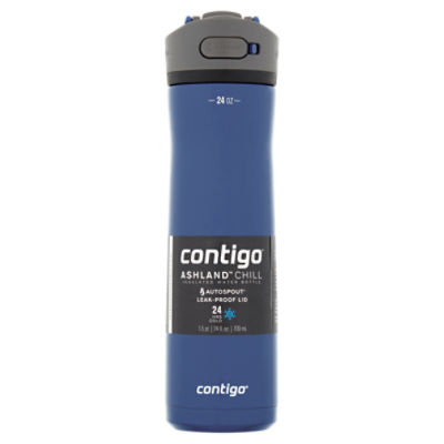 Contigo Autospout 24 oz Leak-Proof Lid Ashland Chill Insulated Water Bottle