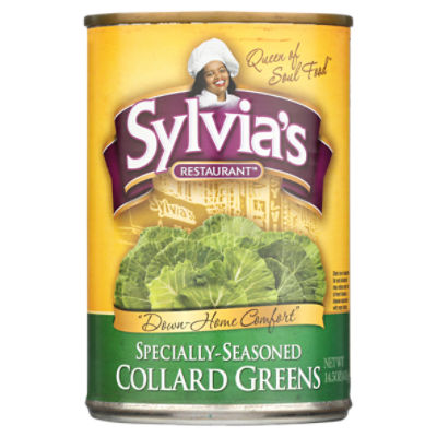 Sylvia's Restaurant SpeciallySeasoned Collard Greens, 14.5 oz The