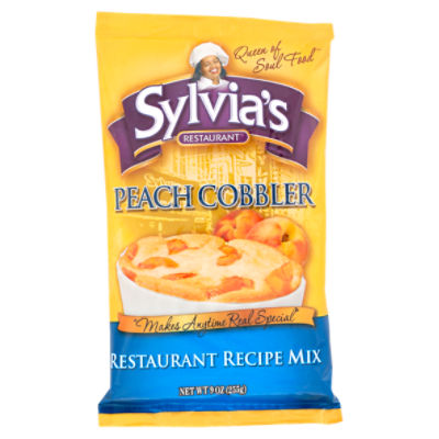 Sylvia's Restaurant Peach Cobbler Restaurant Recipe Mix, 9 oz