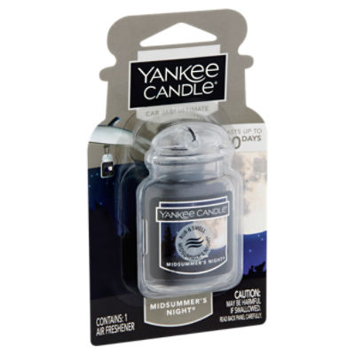  Yankee Candle Car Air Fresheners, Hanging Car Jar® Ultimate  MidSummer's Night® Scented, Neutralizes Odors Up To 30 Days : Automotive