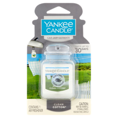 Yankee Candle Car Jar Ultimate Clean Cotton Air Freshener - ShopRite