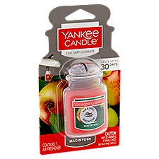 Yankee Candle Car Jar Ultimate Macintosh Air Freshener, 1 Each